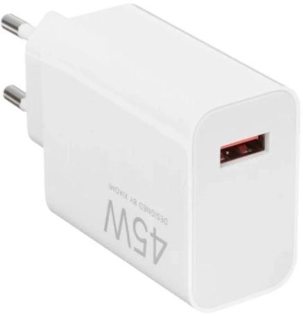 Сетевое зар./устр. Xiaomi BHR07SLEU 45W 4.1A (PD) USB-A универсальное белый