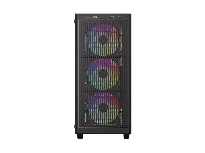 Case ID-Cooling WARE 310 ARGB Black ATX/ win TG/ 4 fans/ CPU 160mm/ GPU 320mm/ no PSU