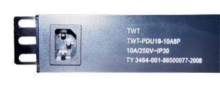 Блок распределения питания Lanmaster TWT-PDU19-10A8P гор.размещ. 8xSchuko базовые 10A