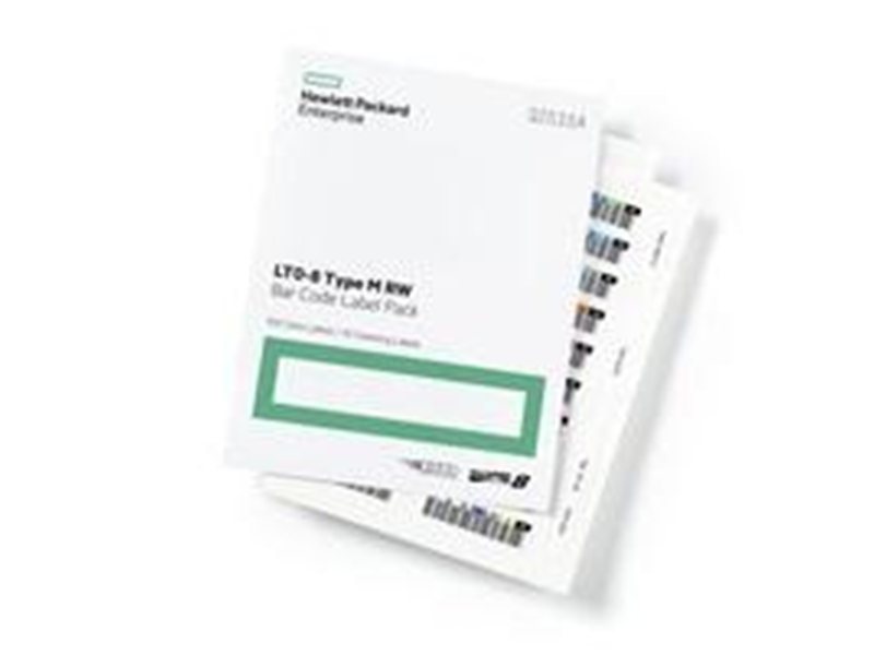 Набор наклеек HPE Ultrium8 30 Tb bar code label pack (100 data + 10 cleaning) for Q2078A (for libraries autoloaders)