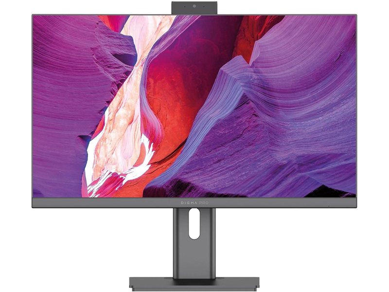 Моноблок Digma Pro Unity 27" Full HD i3 1215U (1.2) 16Gb SSD512Gb UHDG CR Windows 11 Pro GbitEth WiFi BT 90W клавиатура мышь Cam серый/черный 1920x1080