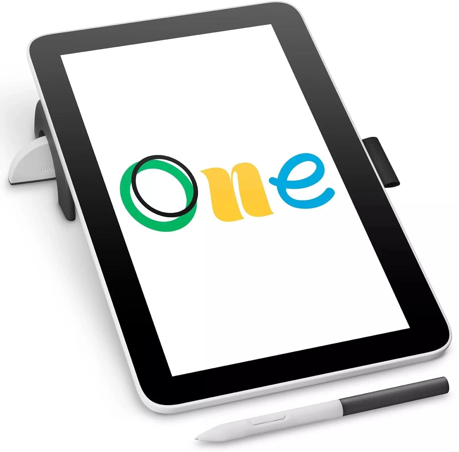 Графический планшет-монитор Wacom One 12 LED USB Type-C белый