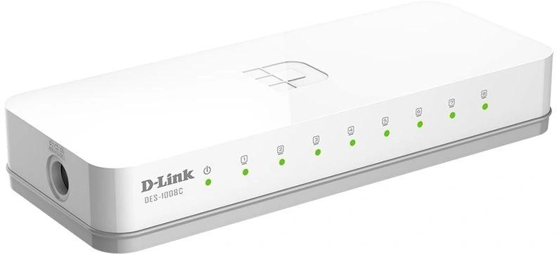 Коммутатор D-Link DES-1008C DES-1008C/F6/E 8x100Мбит/с неуправляемый