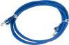 Патч-корд Lanmaster LAN-PC45/U5E-2.0-BL UTP RJ-45 вил.-вилка RJ-45 кат.5E 2м синий LSZH (уп.:1шт)