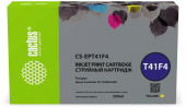 Картридж струйный Cactus CS-EPT41F4 T41F4 желт.пигм. (350мл) для Epson SureColor SC-T5400M/SC-T3405/SC-T5405 с чипом