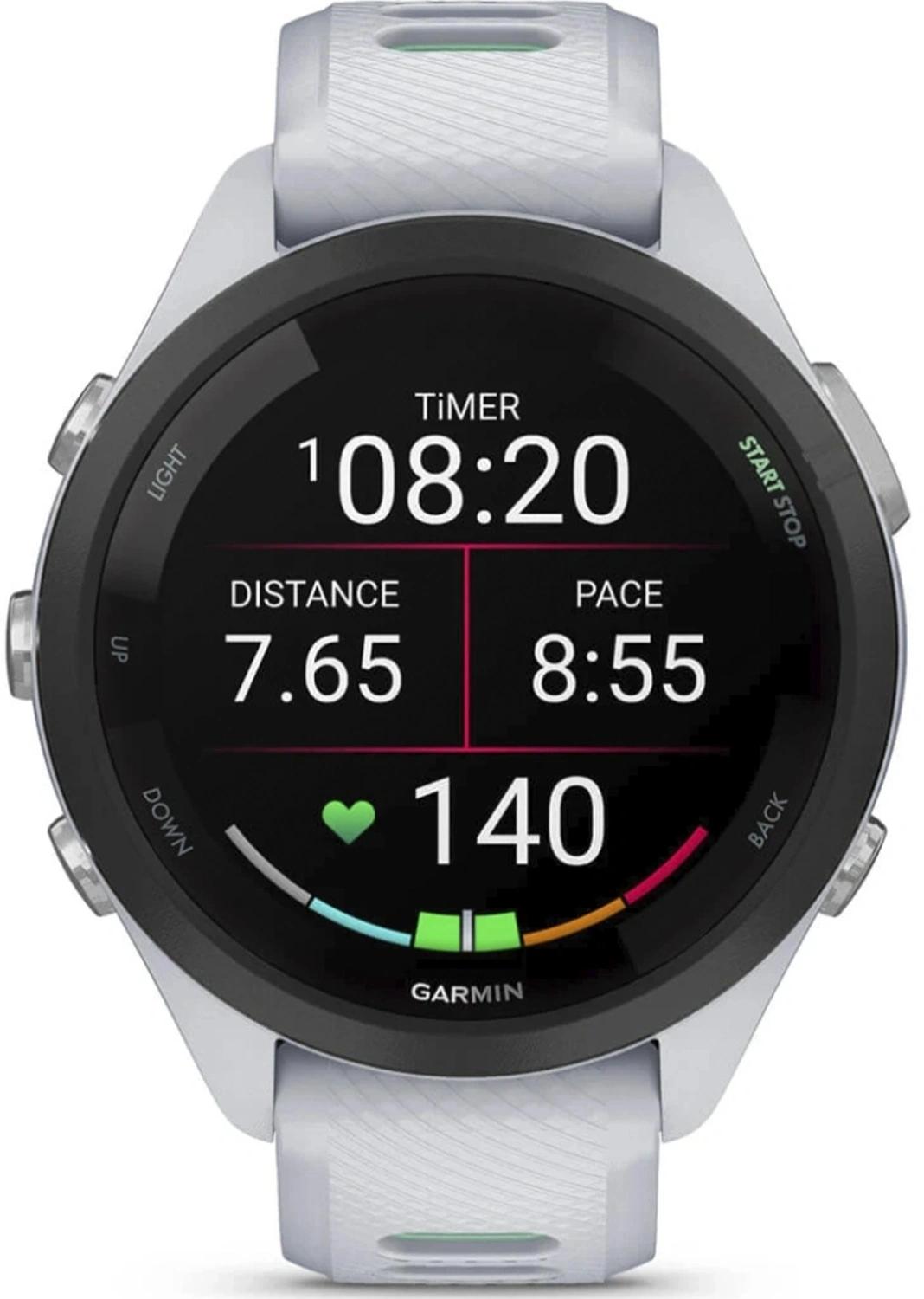 Смарт-часы Garmin Forerunner 265S 27.5мм 1.1" AMOLED корп.белый рем.белый (010-02810-14)