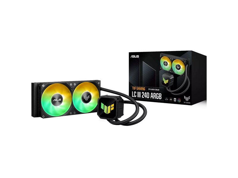 Жидкостная система охлаждения ASUS TUF GAMING LC III 240 ARGB /AIO COOLER,2IN1 ARGB FAN