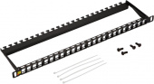 Патч-панель Lanmaster LAN-PPC24OK-UTP 19" 0.5U 24x UTP