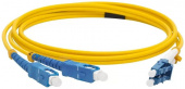 Патч-корд Lanmaster LAN-2LC-2SC/SU-3.0 2x9/125 OS1/OS2 LC дуплекс-SC дуплекс 3м LSZH оранжевый