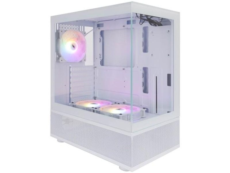 1STPLAYER MIKU Mi7-A White / ATX / 3x120mm LED fans / Mi7-A-WH-2F1R-W-1F1-W