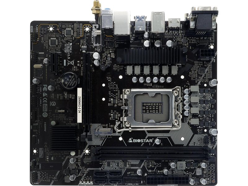 Материнская плата Biostar Z690MX2-E D4 Soc-1700 Intel Z690 2xDDR4 mATX AC`97 8ch(7.1) 2.5Gg RAID+VGA+DVI+HDMI