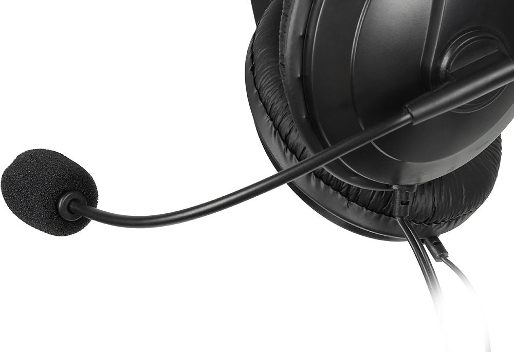 Наушники с микрофоном Оклик HS-M137V черный 1.8м мониторные оголовье (614046)