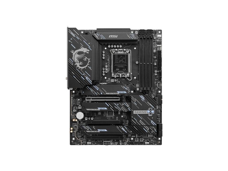 Материнская плата MSI Z890 GAMING PLUS WIFI Soc-1851 Intel Z890 4xDDR5 ATX AC`97 8ch(7.1) 5Gigabit RAID+HDMI+DP