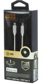 Кабель Cactus CS-LG.USB.A-0.8 USB (m)-Lightning (m) 0.8м белый блистер