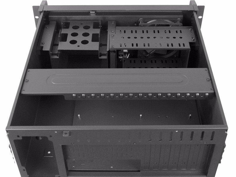Серверный корпус/ Server case FL-4U-835, 4U Rack, ATX, M-ATX, ITX, w/o psu, (support ATX), 1x2,5" int, 8x3,5" int, 2xUSB 2.0,1x120mm fan, 7xFH PCIe expansion slots, FL-RK4U2ST rails inside