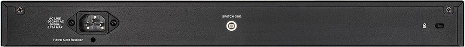 Коммутатор D-Link DGS-1210-52MP/FL1A (L2) 52x1Гбит/с 4xКомбо(1000BASE-T/SFP) 48PoE+ 370W управляемый