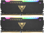Память DDR4 2x8GB 3200MHz Patriot PVSR416G320C8K Viper Steel RGB RTL Gaming PC4-25600 CL18 DIMM UDIMM 288-pin 1.35В dual rank с радиатором Ret