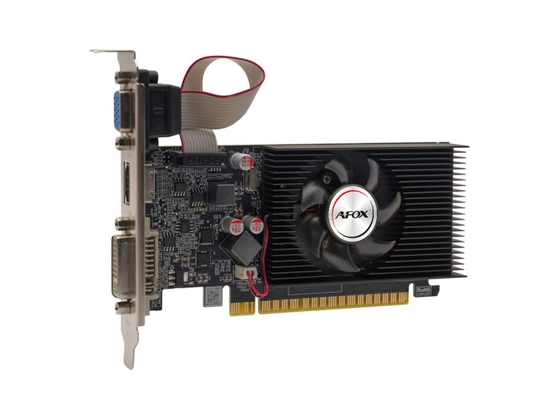 Видеокарта Afox GT610 1GB DDR3 64bit VGA DVI HDMI 1FAN LP RTL