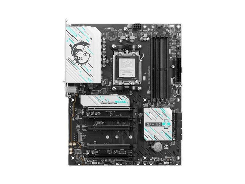 Материнская плата MSI B840 GAMING PLUS WIFI SocketAM5 AMD B840 4xDDR5 ATX AC`97 8ch(7.1) 2.5Gg RAID+HDMI