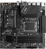 Материнская плата MB MSI INTEL B760 s1700, 4xDDR4(128GB), 2xHDMI 2.1/2xDP, 1xPCIe 4.0x16, 1xPCIe 3.0x16, 1xPCIe 3.0, 1xLAN (2.5GbE), Wi-Fi, BT, 4xSATA 6Gb/s, 2xM.2, 4xUSB 3.2, 2xUSB 2.0, 1xPS/2, mATX