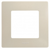 Рамка Legrand Etika 672511 накладная 1x ABS пластик слоновая кость