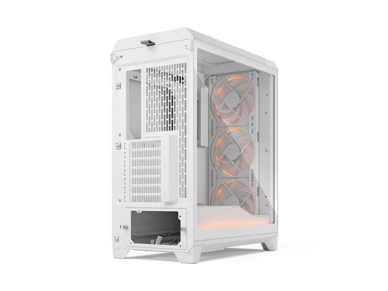 Корпус ПК без блока питания/ Case Fractal Design Meshify 3 Ambience Pro RGB TG Light Tint, Full-Tower, 3x140mm ARGB, 2xUSB-A 3.2 + 1xUSB 3.2 Type-C, E-ATX, ATX, mATX, mITX, White