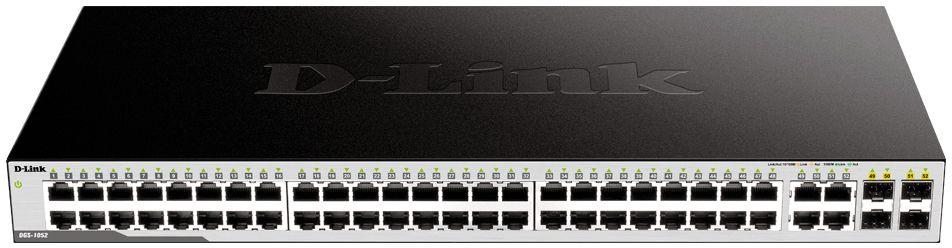 Коммутатор D-Link DGS-1052/A DGS-1052/A3A 48x1Гбит/с 4xКомбо(1000BASE-T/SFP) неуправляемый
