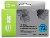 Картридж струйный Cactus CS-C9403 №72 черный матовый (130мл) для HP DJ T610/T620/T770/T1100/T1100MFP/T1120/T1200 с чипом
