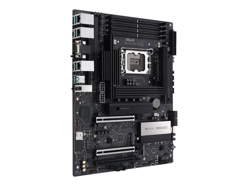Материнская плата ASUS PRO WS Z890-ACE SE, LGA1851, 4*DDR5, 4*SATA, 4*M.2, 1*USB 3.2, 6*USB 2.0, Type-C, 3*PCIx16, HDMI, ATX; 90MB1JC0-M0EAY0