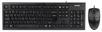 Клавиатура + мышь A4Tech KR-8520D клав:черный мышь:черный USB