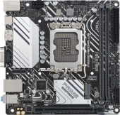 ASUS PRIME H610I-PLUS-CSM (Socket 1700, mini ITX, 2xDDR5(96GB), VGA/HDM/DP, 1xPCIe 4.0x16, 1xLAN, 4xSATA 6Gb/s, 1xM.2, 1xM.2 E key, 2xUSB 3.2, 2xUSB 2.0, 1xPS/2)