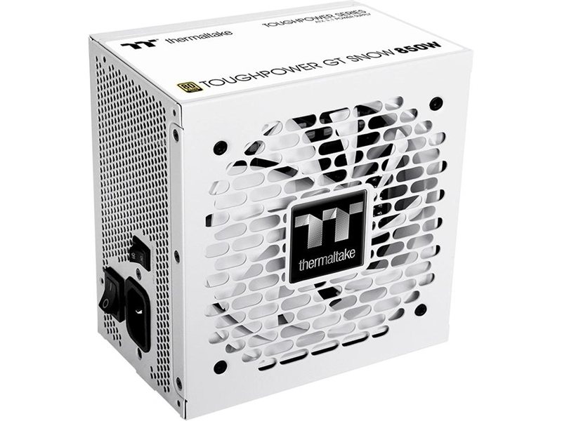 Блок питания Thermaltake ATX 850W Toughpower GT Gen.5 SNOW 80+ gold 24pin APFC 120mm fan 6xSATA Cab Manag RTL