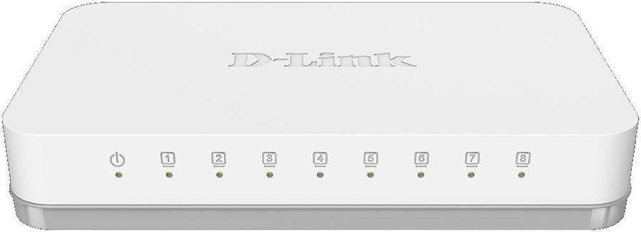 Коммутатор D-Link DGS-1008A/F1A 8x1Гбит/с неуправляемый