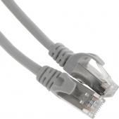 Патч-корд Cablexpert PP6-2M 10000Гбит/с FTP 4 пары cat.6 CCA molded 2м серый RJ-45 (m)-RJ-45 (m)