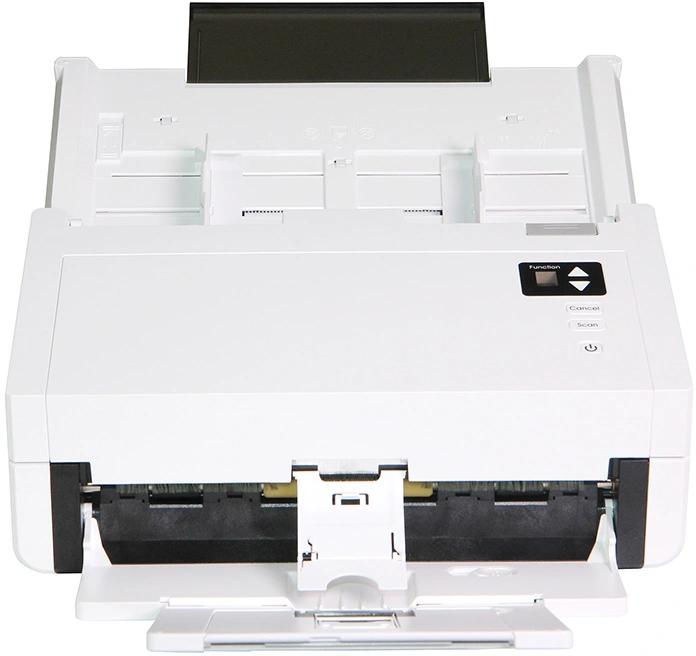 Сканер протяжный Avision AD345GL (000-1093-02G) A4 белый/черный