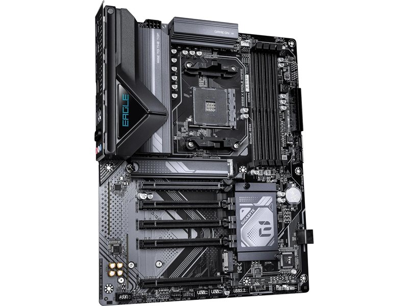 Материнская плата Gigabyte B550 X EAGLE WF6E Soc-AM4 AMD B550 4xDDR4 ATX AC`97 8ch(7.1) 2.5Gg RAID+HDMI