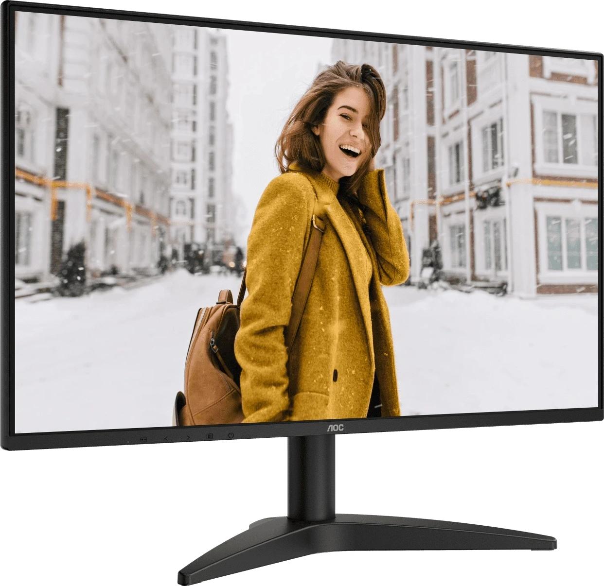Монитор AOC 23.8" 24B36H черный IPS LED 16:9 HDMI матовая 1500:1 300cd 178гр/178гр 1920x1080 120Hz VGA FHD 2.4кг