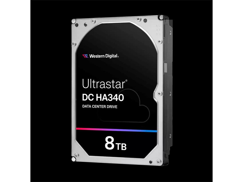 Жесткий диск/ HDD WD SATA 3.2 LFF Server 8Tb Ultrastar DC HA340 7200 6Gb/s 256MB 1 year warranty (replacement HUS728T8TALE6L4, HUH721008ALE604, ST8000NM017B)