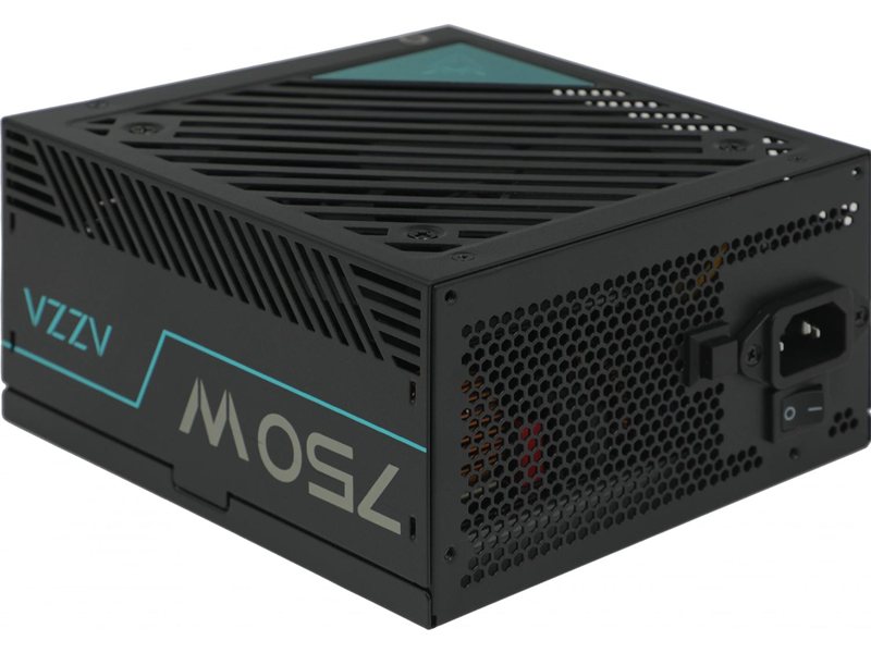 Блок питания Azza ATX 750W PSAZ-750G 80+ gold (20+4pin) APFC 120mm fan 6xSATA Cab Manag RTL