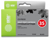 Картридж струйный Cactus CS-PGI35 черный (9мл) для Canon Pixma IP100 с чипом