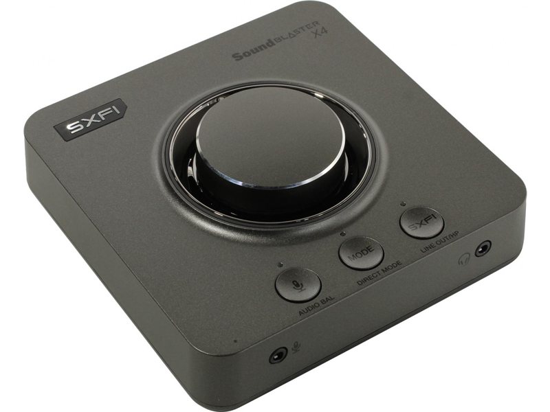 Звуковая карта Creative USB Sound Blaster X4 (Super X-Fi Ultra DSP) 7.1 Ret