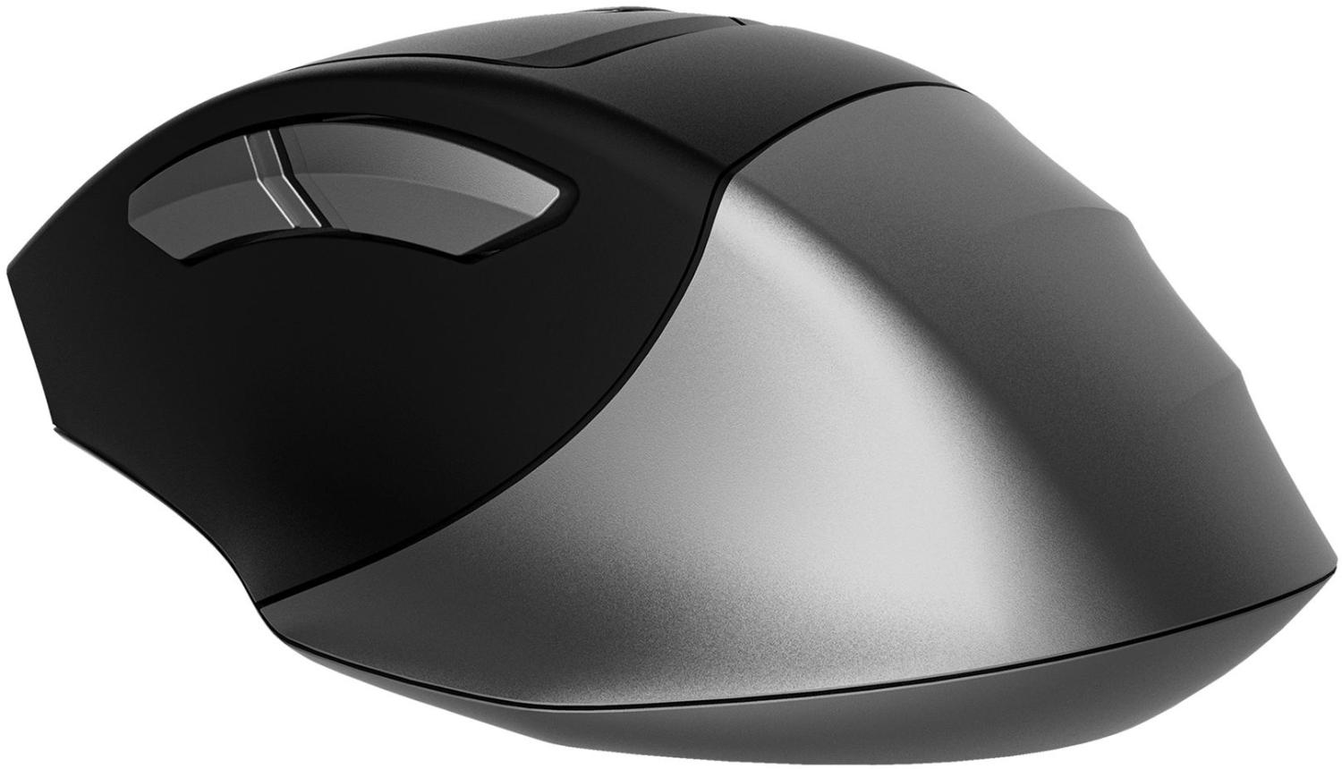 Мышь A4Tech Fstyler FB35S серый/черный оптическая 2000dpi беспров. BT/Radio USB для ноутбука 5but (FB35S USB SMOKY GREY)