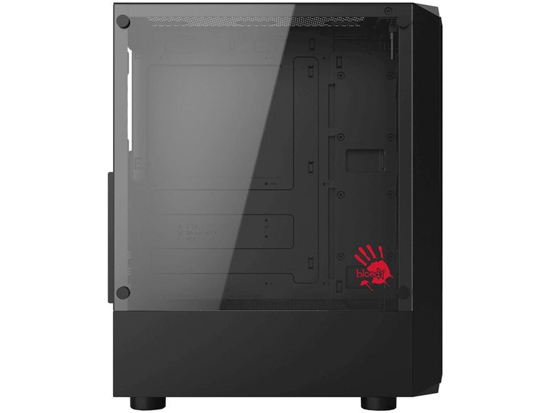 Корпус Bloody CC-126 черный без БП ATX 8x120mm 2xUSB2.0 1xUSB3.0 audio bott PSU