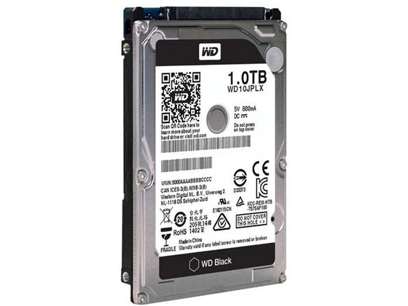 Жесткий диск/ HDD WD SATA3 1TB 2.5"""" Black 7200RPM 64MB 1 year warranty