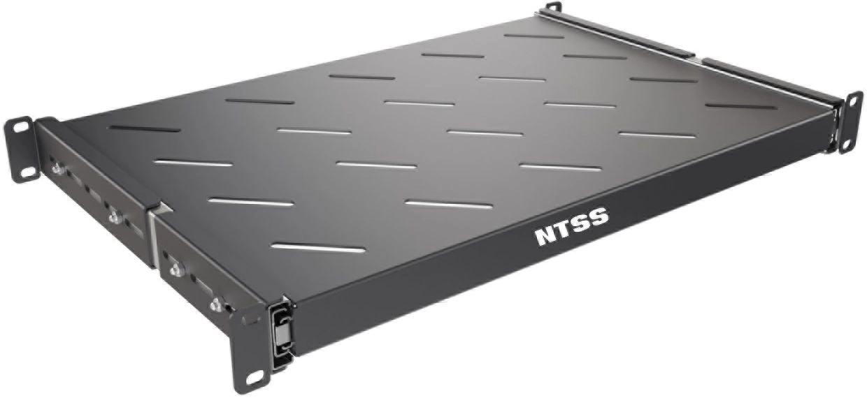 Полка выдвижная NTSS NTSS-MSKB-FS-600-BL 1U нагр.:20кг. 19" 300мм черный