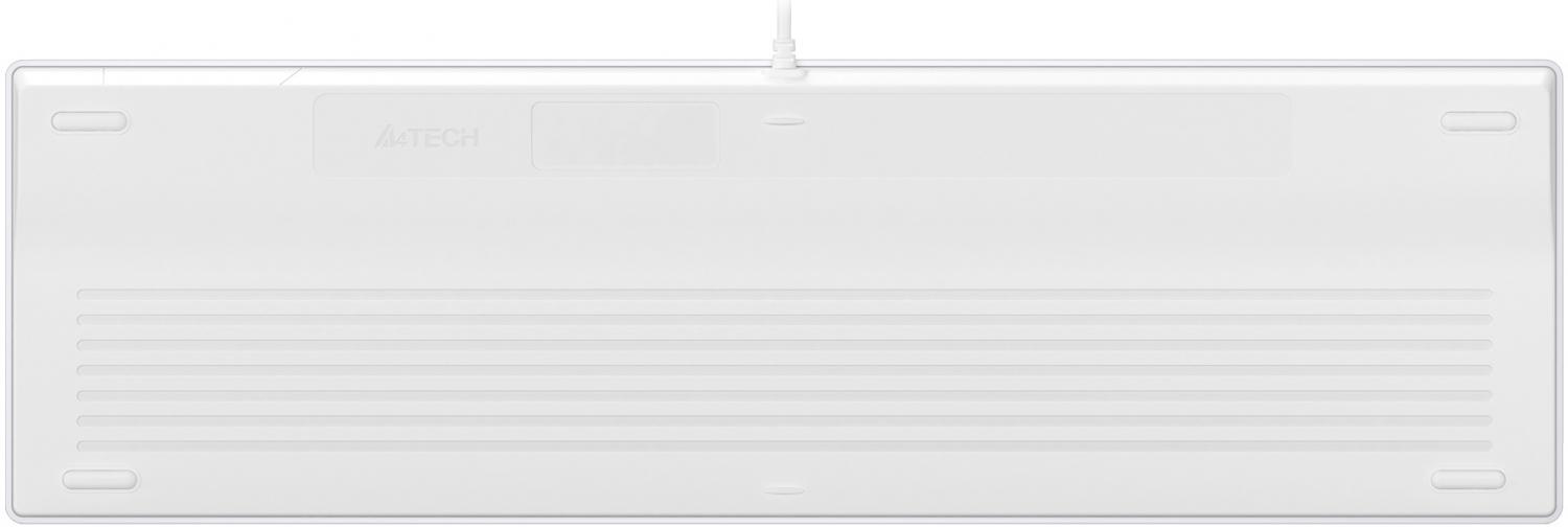 Клавиатура A4Tech FX50 белый USB slim Multimedia (FX50 WHITE) кабель 1.5м