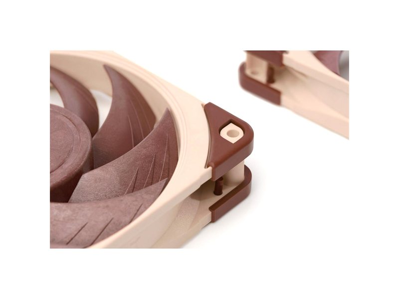 Кулер для корпуса/ Case Cooler Noctua NF-A12x25 5V PWM (120x120x25mm, 4-pin PWM, 56.65CFM, 21.4dBA, 1900RPM, Beige/Brown)