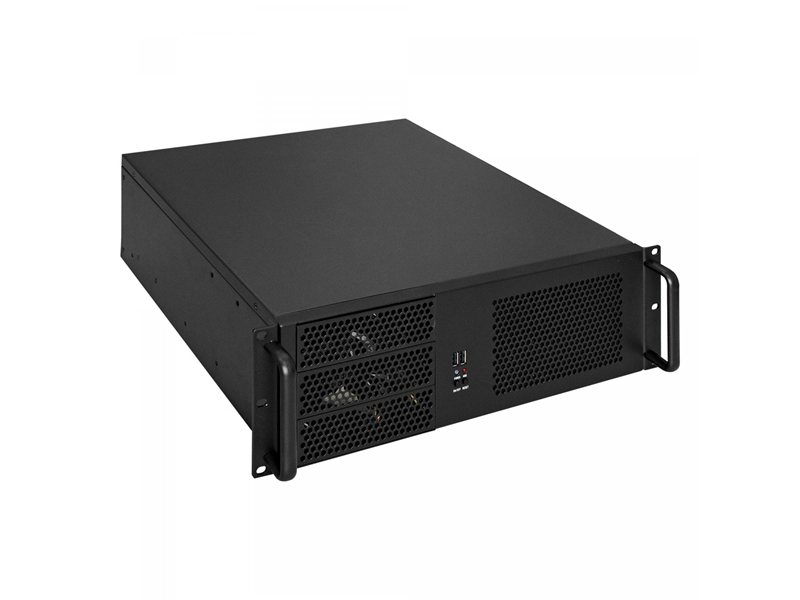 Exegate EX293543RUS Серверный корпус ExeGate Pro 3U390-08 <RM 19", высота 3U, глубина 390, БП 1200ADS, USB>