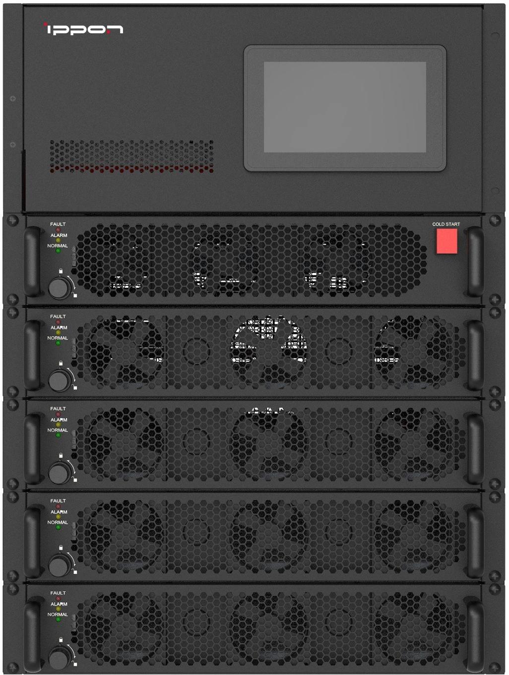 Источник бесперебойного питания Ippon Intatum RTM 80K 80000Вт 80000ВА черный