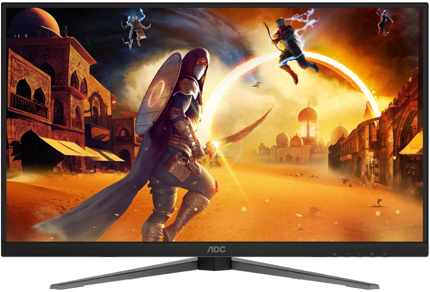 Монитор AOC 27" Q27G4S черный IPS LED 16:9 HDMI матовая HAS Piv 450cd 178гр/178гр 2560x1440 300Hz FreeSync DP Quad 2K (1440p) 5.33кг